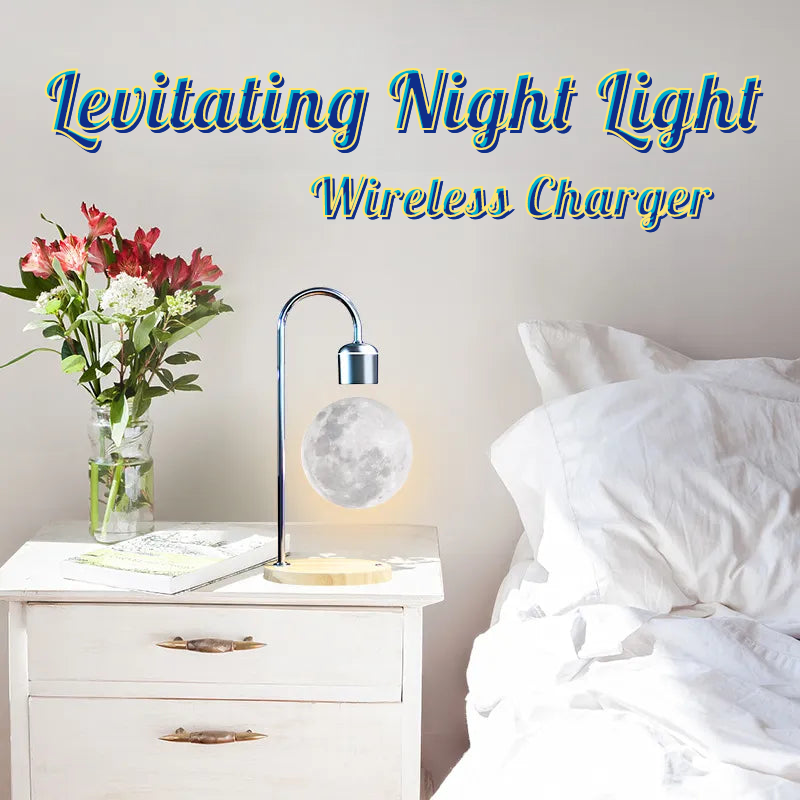 Levitating Moon Lamp & Wireless Charger